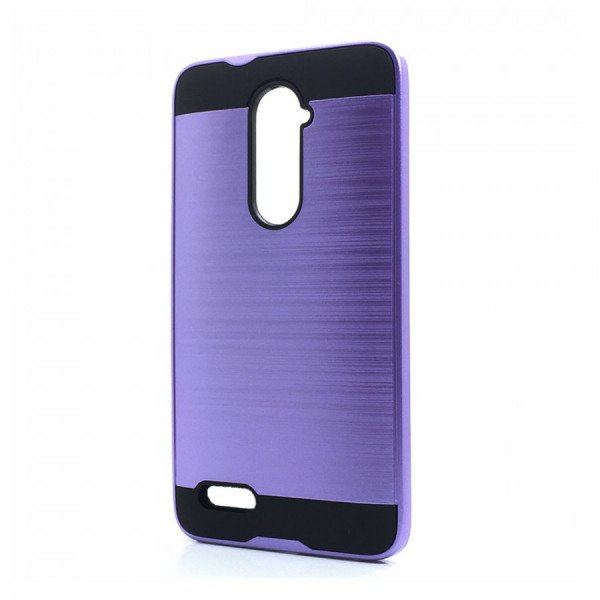 Wholesale ZTE ZMAX Pro, ZTE Z981 Armor Hybrid Case (Purple)